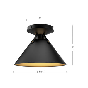 Archer 7-in Flush Mount