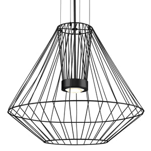 Arctic 28-in Black LED Exterior Pendant