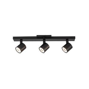 Arnold 3-Head Black LED Track Lights
