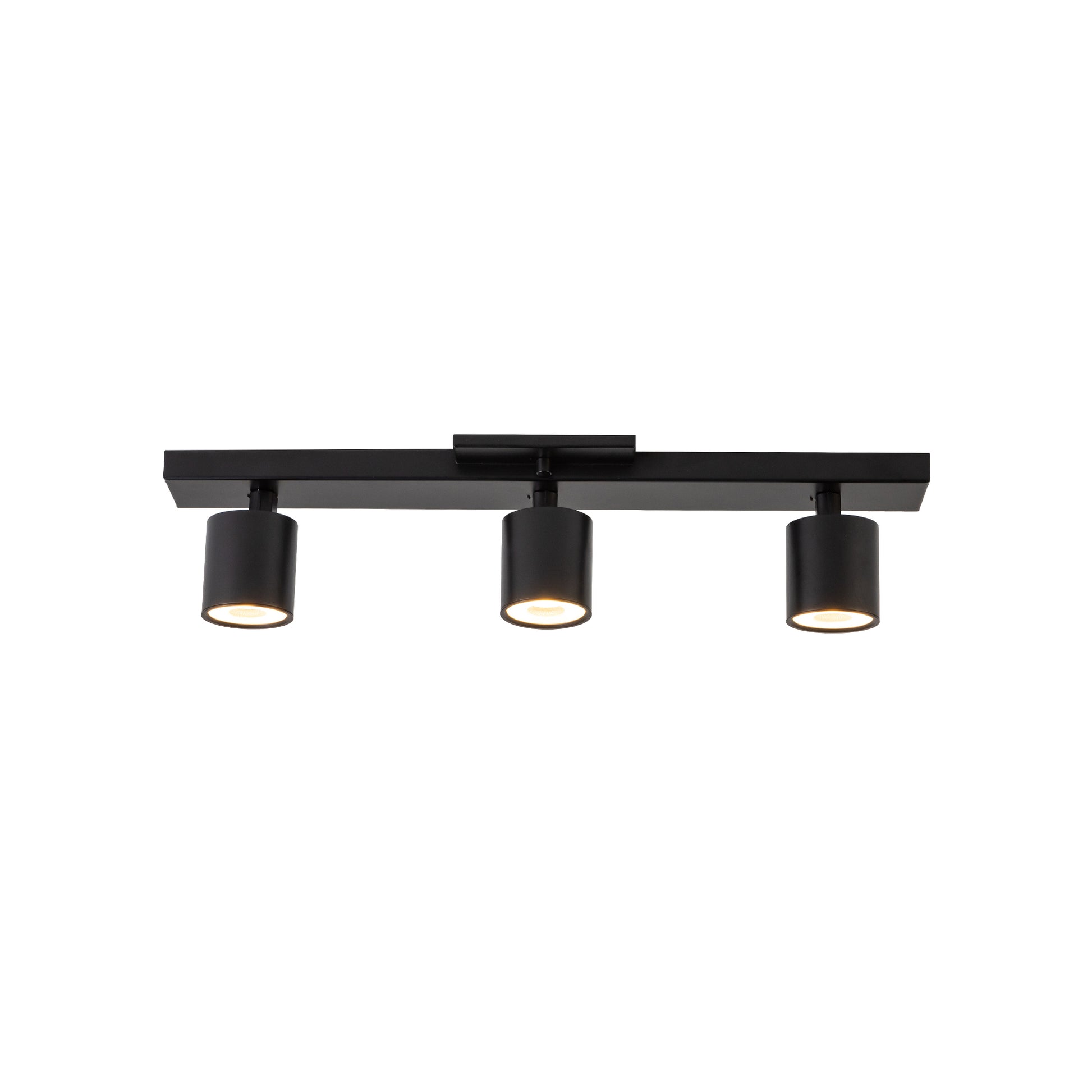 Arnold 3-Head Black LED Track Lights
