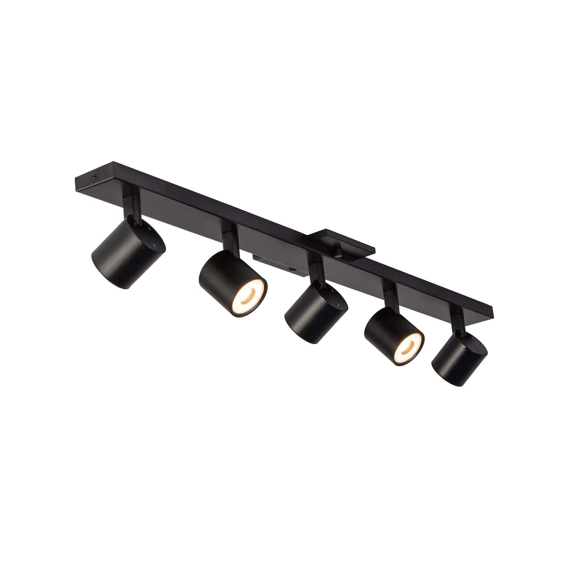 Arnold 5-Head Black LED Track Lights