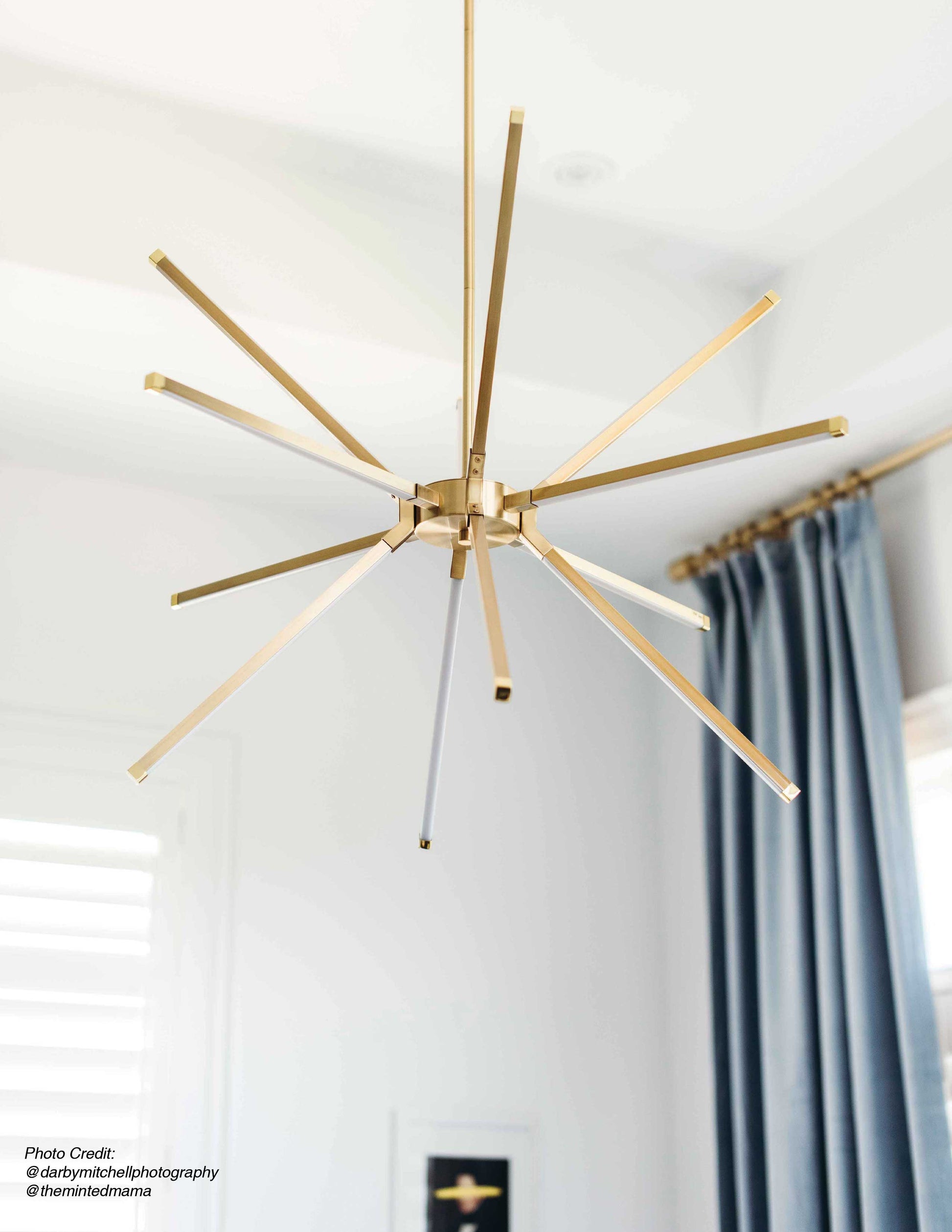 Array 31.5-in Sputnik Chandelier