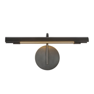 Astrid 14-in Metal Shade/Vintage Brass LED Wall/Vanity
