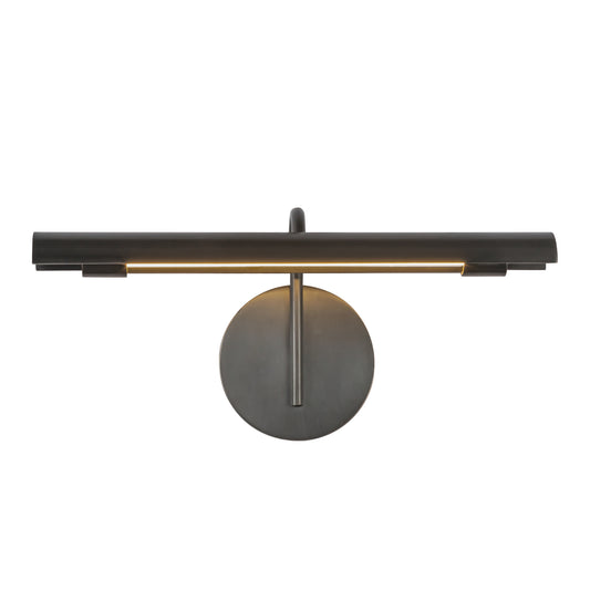 Astrid 14-in Metal Shade/Vintage Brass LED Wall/Vanity