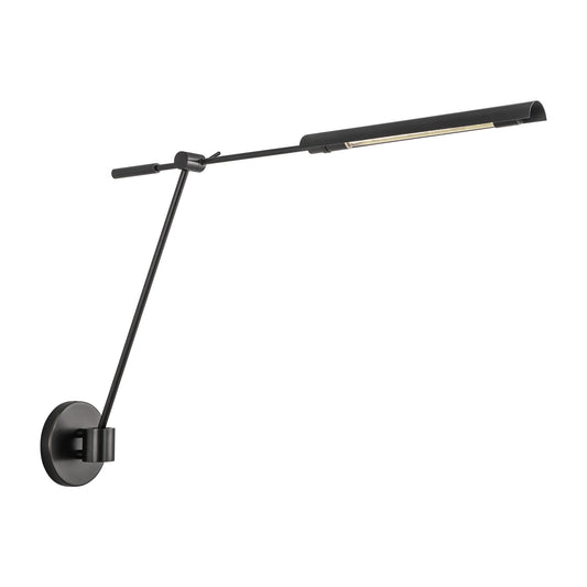 Astrid 33-in Metal Shade/Vintage Brass LED Wall/Vanity