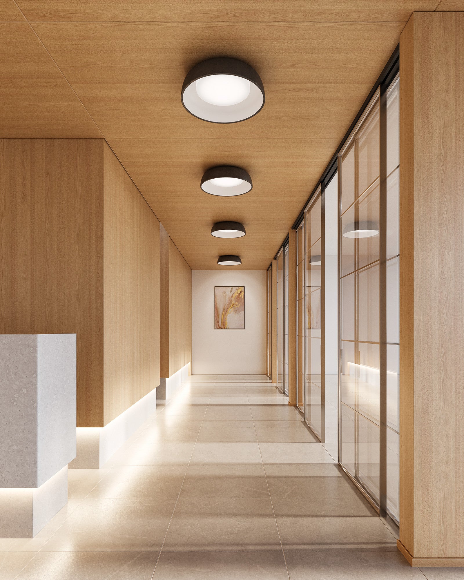 Beacon 20-in Flush Mount