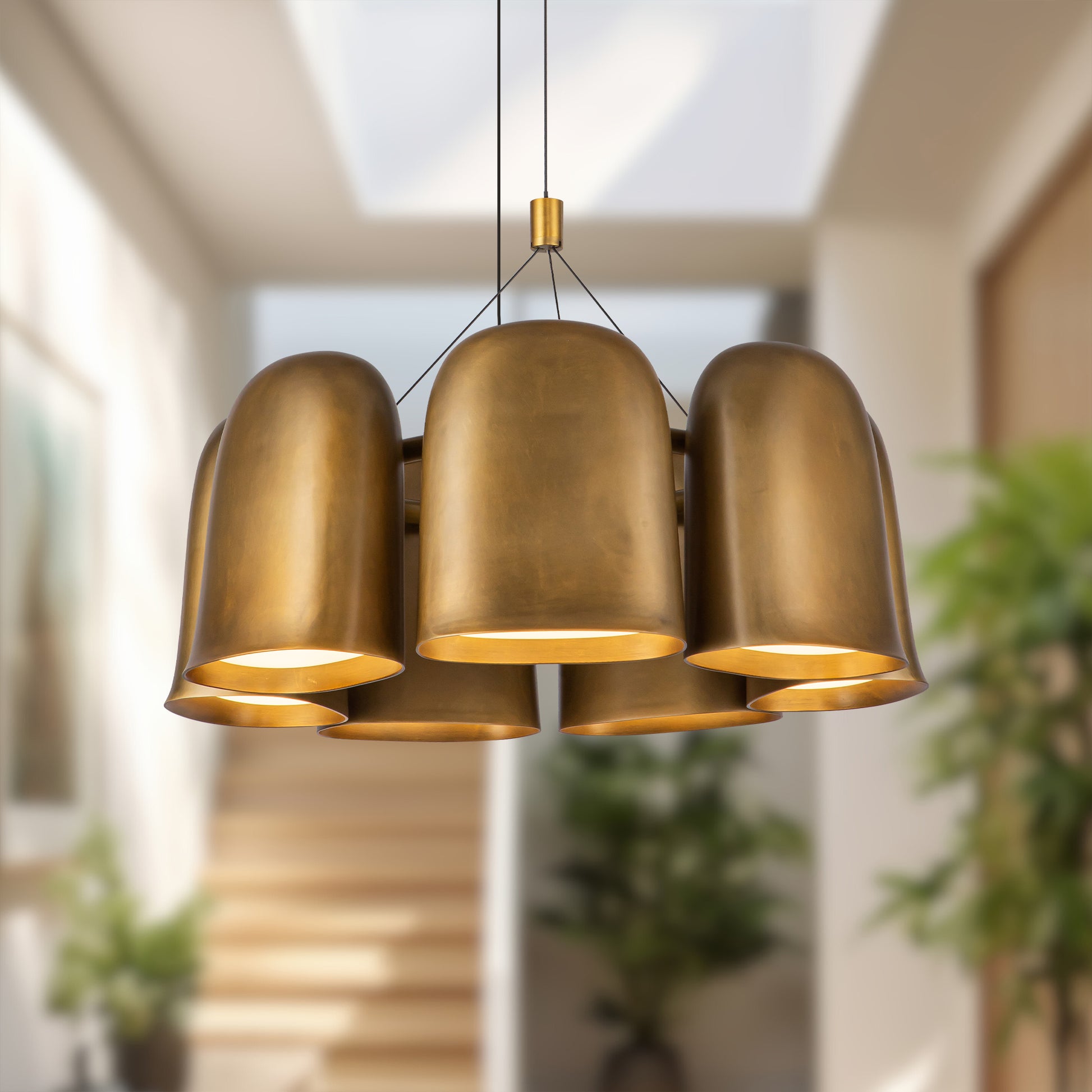 Bell 20-in Chandelier