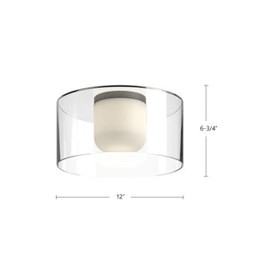 Birch 12-in Flush Mount