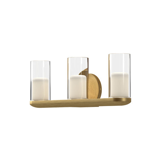 Birch 19-in Black/Clear LED Vanity