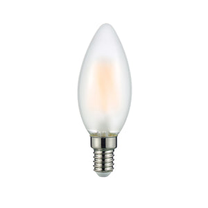 4W LED E12 B11 Dimmable Frosted 3000K