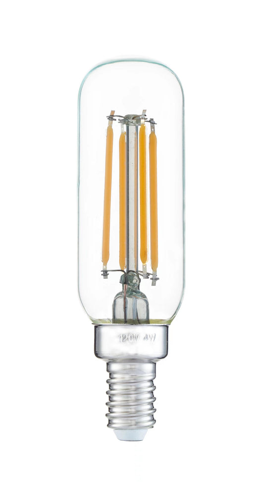 4W LED E12 T8 Dimmable Clear 2200K