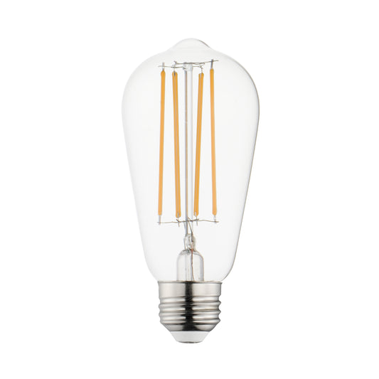 4W LED E26 ST58 Dimmable Clear 2200K