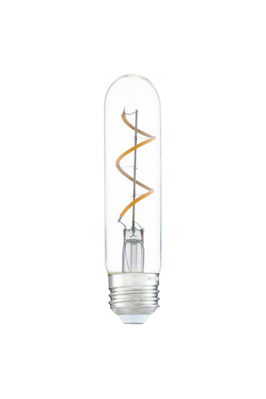 4W LED E26 T10 Clear Dimmable 2700K 5"