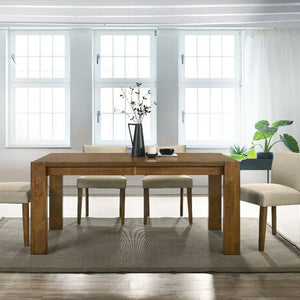 Bloc Walnut Dining Table