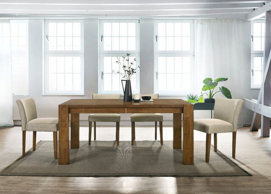Bloc Walnut Dining Table