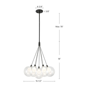 Bolla 16-in Chandelier