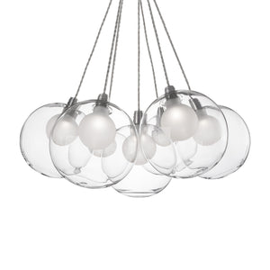 Bolla 17-in Chrome LED Chandeliers