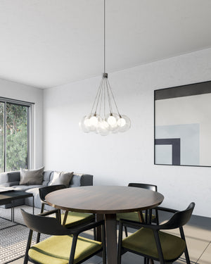 Bolla 17-in Chrome LED Chandeliers