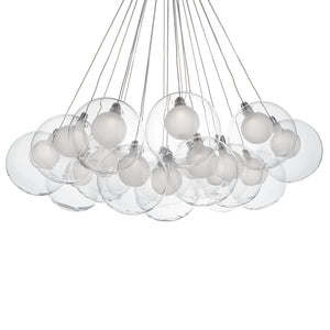 Bolla 28-in Chrome LED Chandeliers
