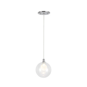 Bolla 6-in Chrome LED Pendant