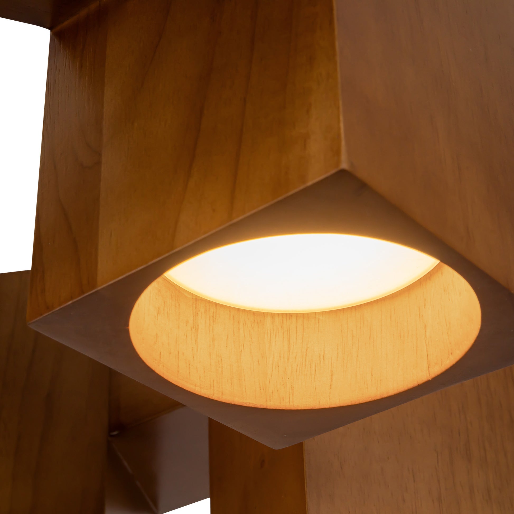 Bosco 25-in Solid Wood LED Chandelier