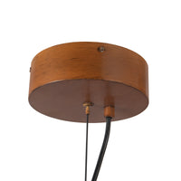 Bosco 25-in Solid Wood LED Chandelier