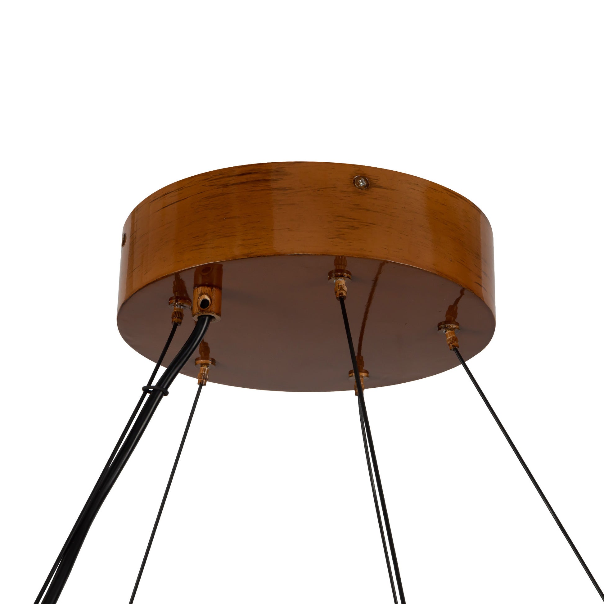 Bosco 35-in Solid Wood LED Chandelier