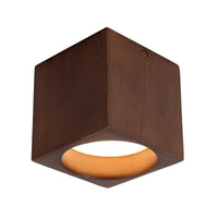 Bosco Solid Wood LED Flush Mount