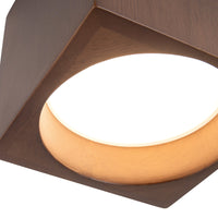 Bosco Solid Wood LED Flush Mount