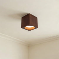 Bosco Solid Wood LED Flush Mount