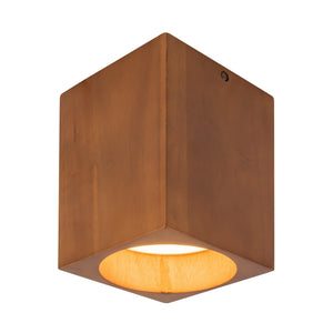 Bosco Solid Wood LED Flush Mount