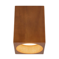 Bosco Solid Wood LED Flush Mount