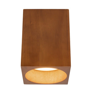 Bosco Solid Wood LED Flush Mount