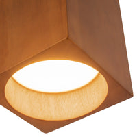 Bosco Solid Wood LED Flush Mount