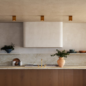 Bosco Solid Wood LED Flush Mount