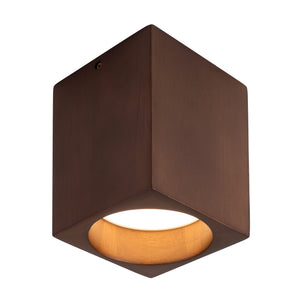 Bosco Solid Wood LED Flush Mount