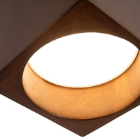 Bosco Solid Wood LED Flush Mount