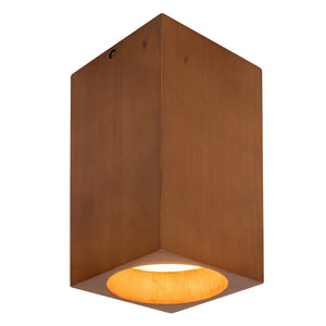 Bosco Solid Wood LED Flush Mount