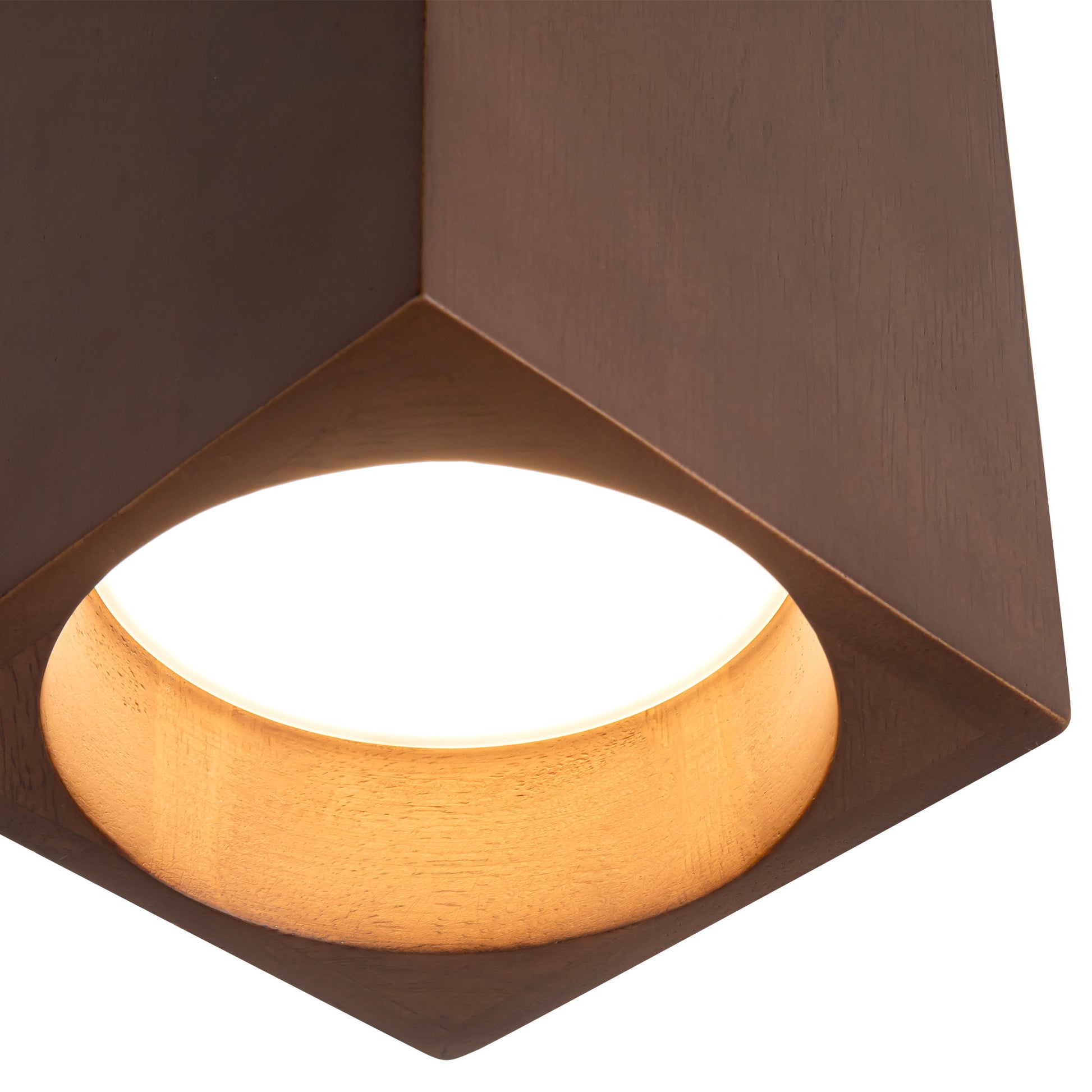 Bosco Solid Wood LED Flush Mount