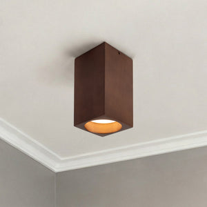 Bosco Solid Wood LED Flush Mount