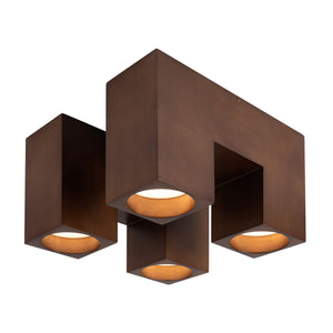 Bosco Solid Wood LED Flush Mount