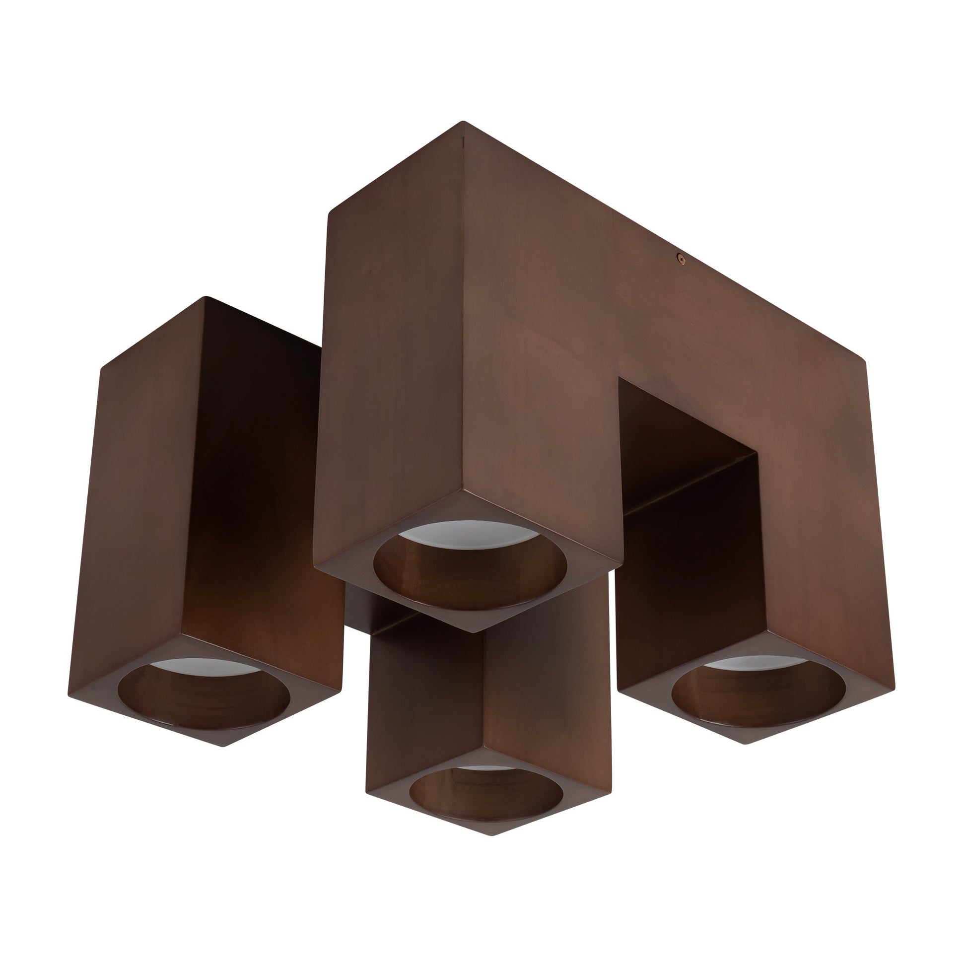 Bosco Solid Wood LED Flush Mount