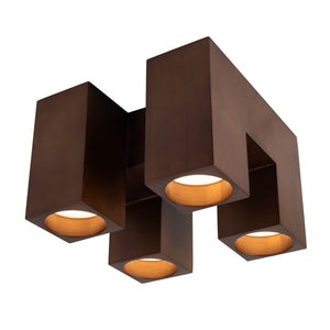 Bosco Solid Wood LED Flush Mount