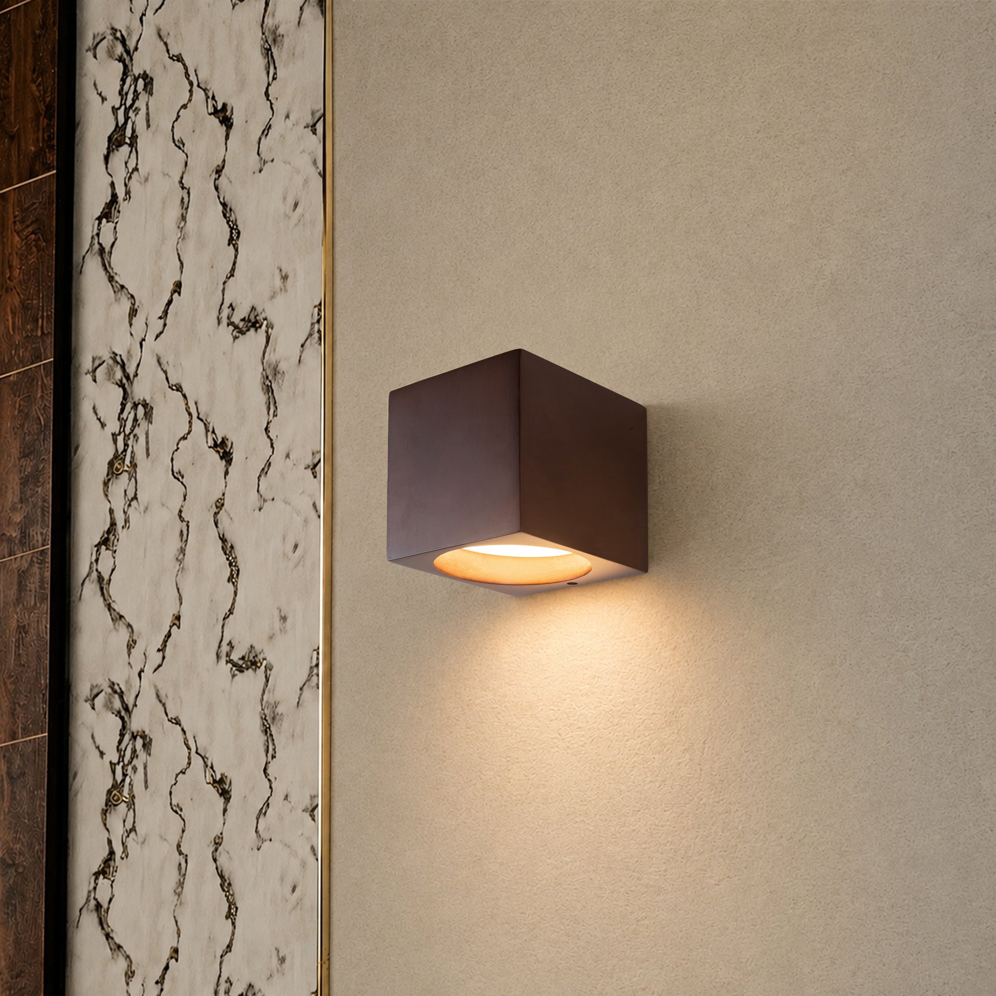 Bosco Solid Wood LED Wall Sconce