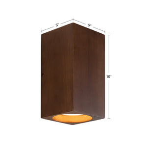 Bosco Solid Wood LED Wall Sconce