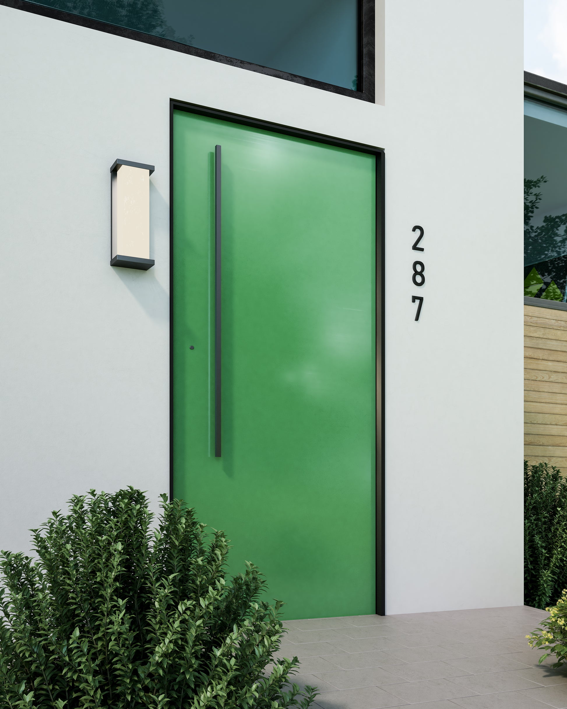 Bravo 20-in Black LED Exterior Wall Sconce