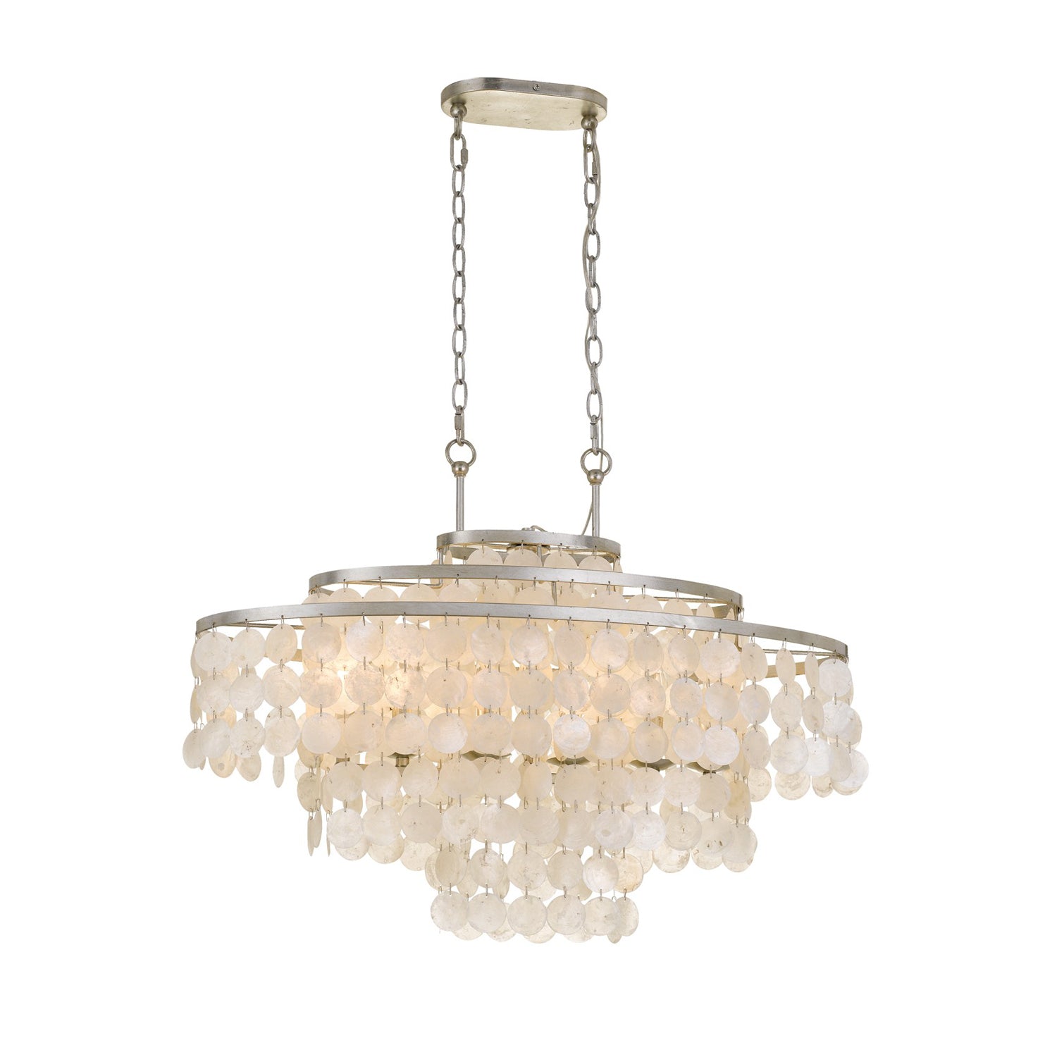 Brielle 30'' Linear Oval Chandelier