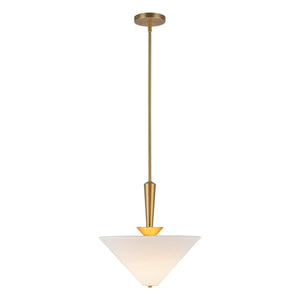 Bridgette 16-in Matte Black/White Linen Socket Pendant