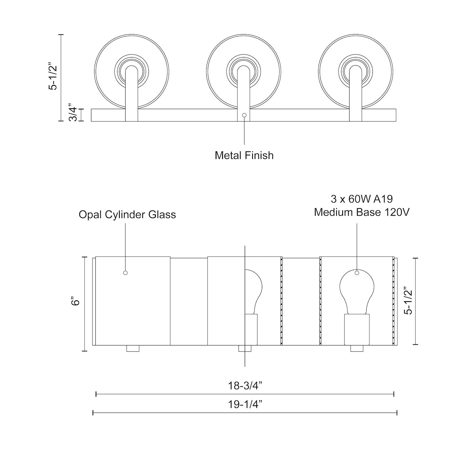Bridgewater 19-in Vanity