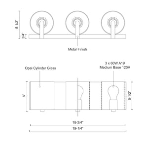 Bridgewater 19-in Vanity